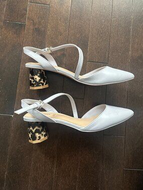 ALDO Marble Heel Pumps – Light Grey / Lilac – Size 7.5